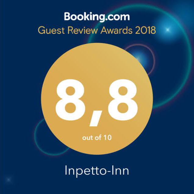 Booking.com Guest Review Award 2018 voor InPetto-inn